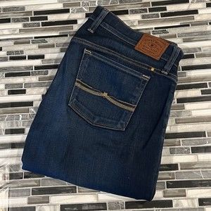 Lucky Brand Women‎ Charlie Baby Boot Cut Blue Jeans Stretch Denim 8/29 33X30.5